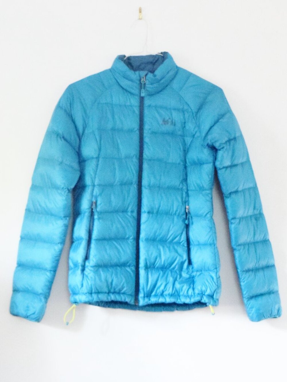 REI Teal Blue Puffer Lightweight Running Insulated Down Jacket | Size S